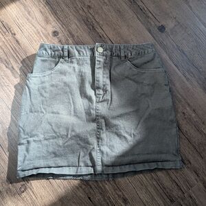 Olive Green Women's Shorts